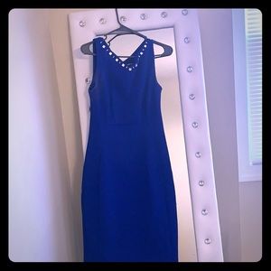 Royal blue dress
